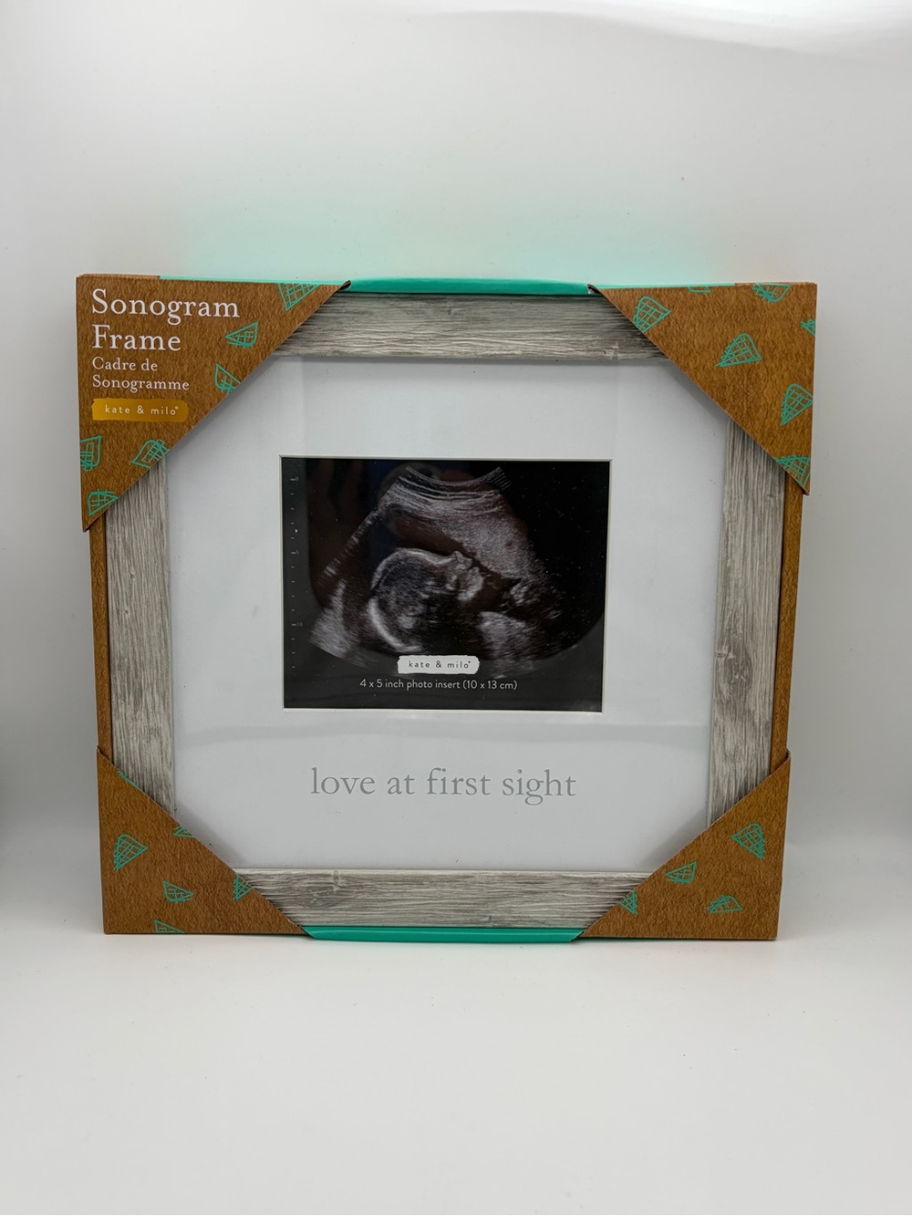 Kate and Milo Sonogram Frame. love at First Sight.
